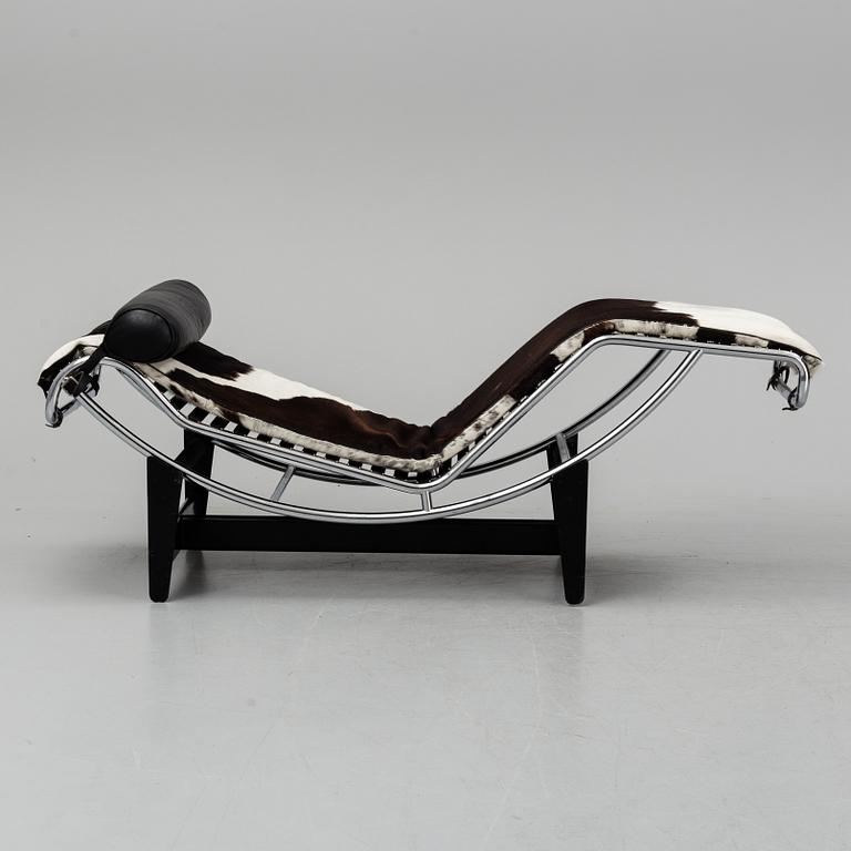 LE CORBUSIER, PIERRE JEANNERET, CHARLOTTE PERRIAND an LC4 chaise longue, Cassina, Italy.