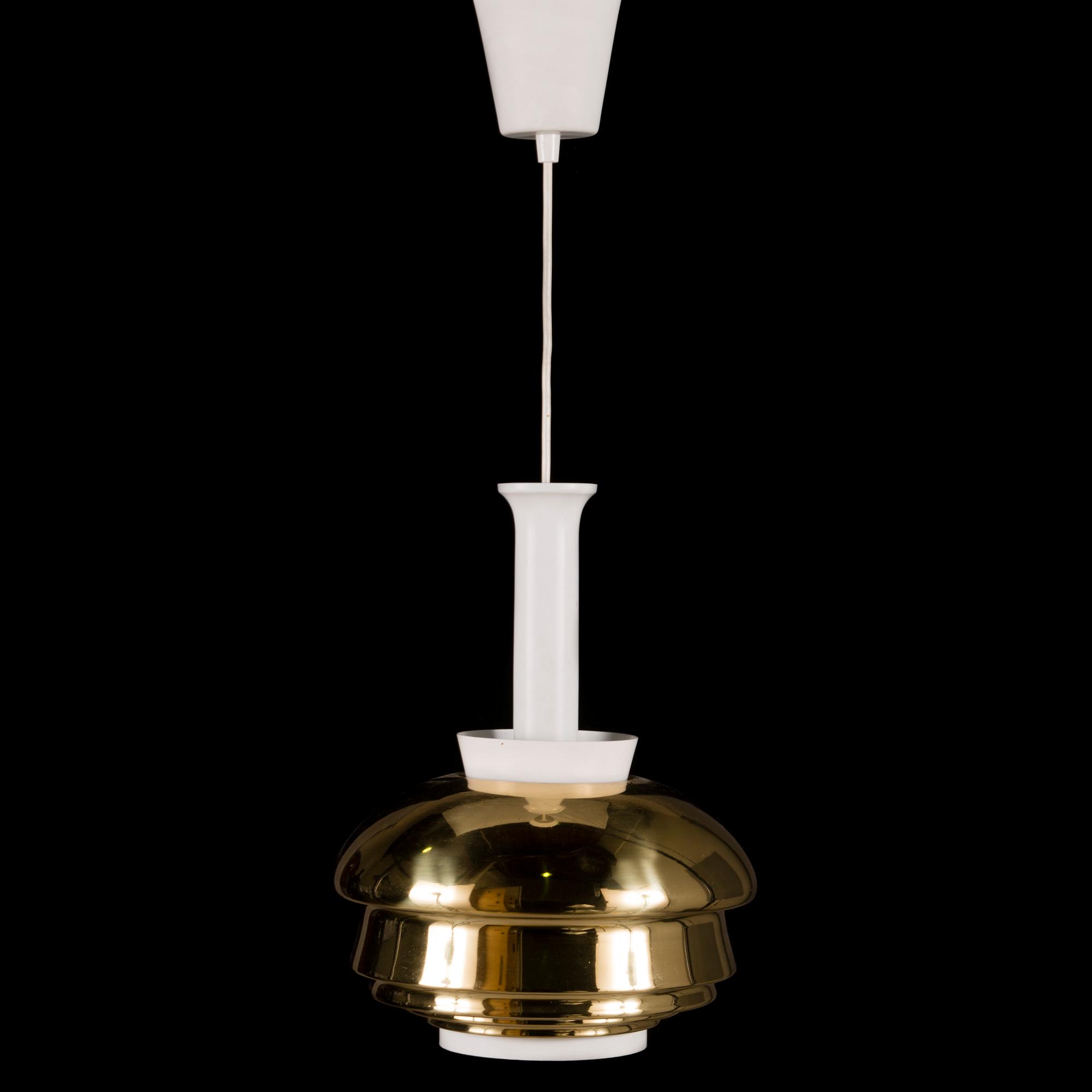 ALVAR AALTO, A pendant 'A335B' ceiling light for Valaistustyö, Finland.