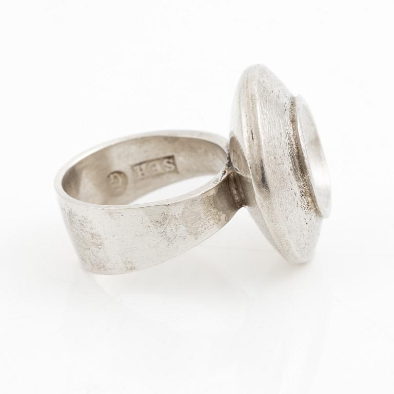 Sven-Erik Högberg, ring, silver, Göteborg 1974.