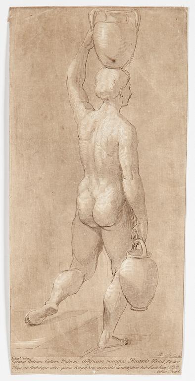 PARTI, GRAFIK, 26 st, äldre gravyrer 1700/1800-tal, bla. Francesco Bartolozzi.