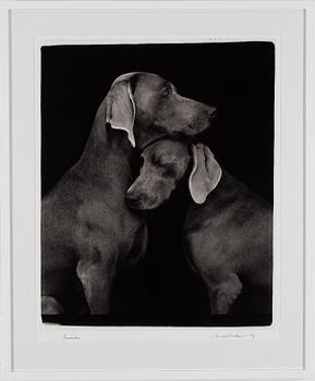 WILLIAM WEGMAN, a signed photograph, dated -09.