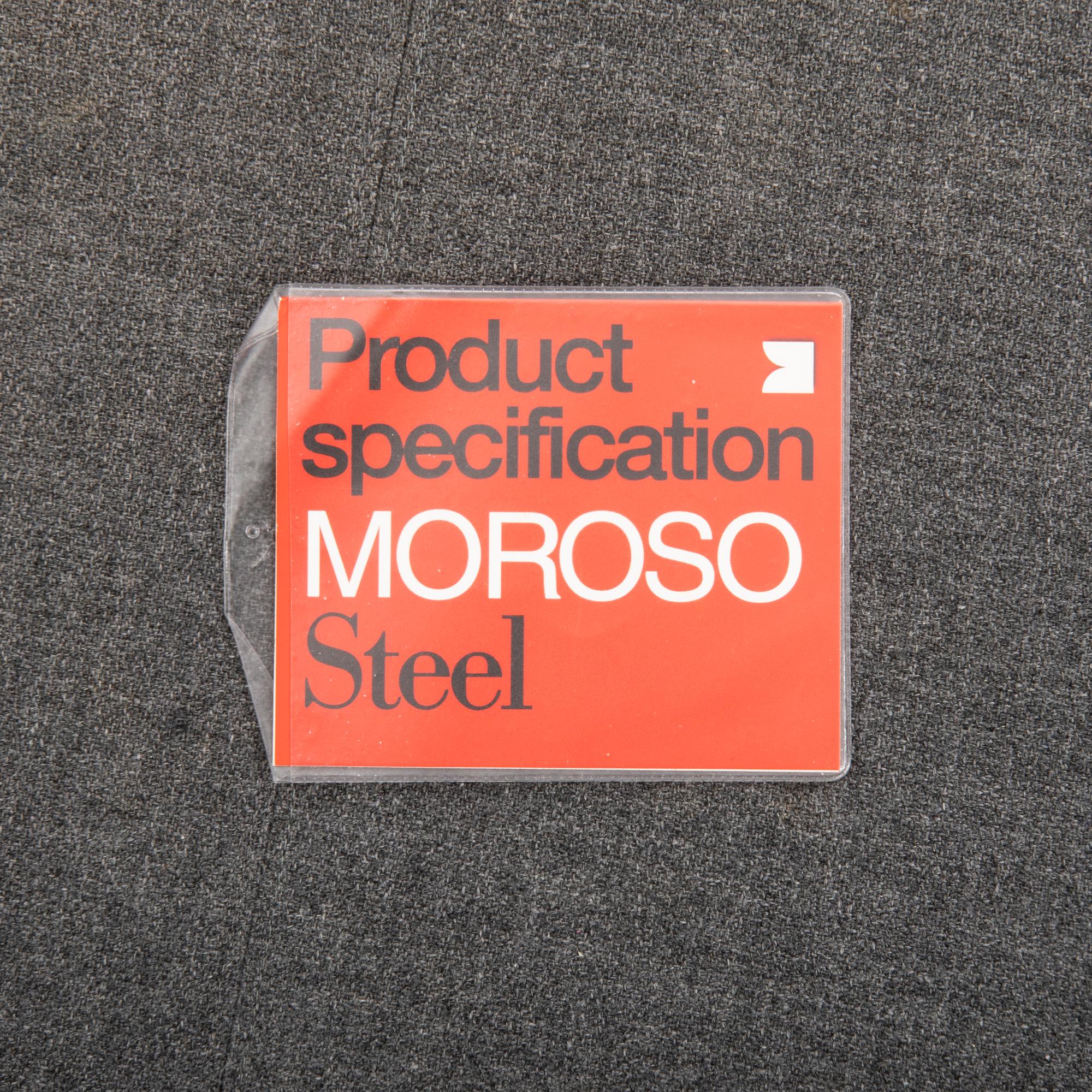 Enrico Franzolini sofa, "Steel" for Moroso Italy 2000s.