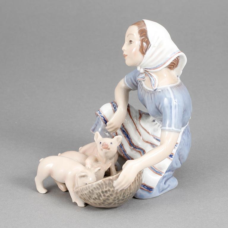 FIGURIN, porslin, Dahl Jensen, Danmark.
