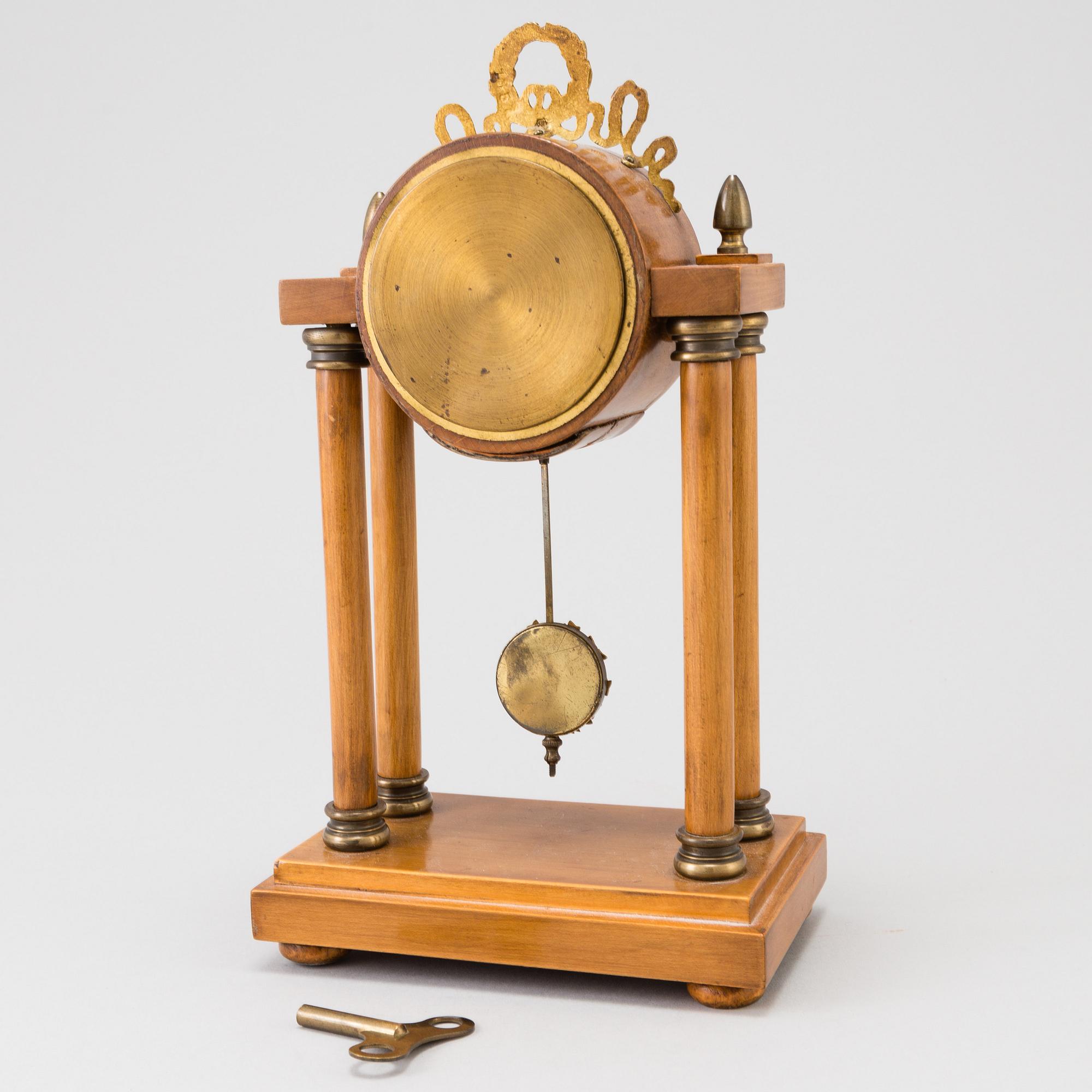PENDULUM CLOCK, Empire style, early 1900s.