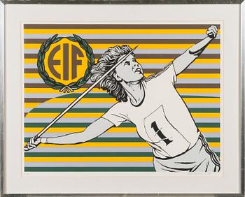 SAM VANNI, serigraph, signed and dated -84, numbered 9/100.