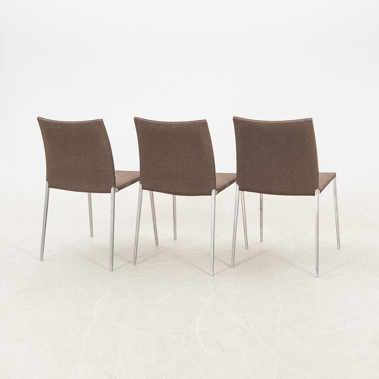 Roberto Berberini, chairs 8 pcs "Lia Chair", Zanotta Italy second half of the 20th century.