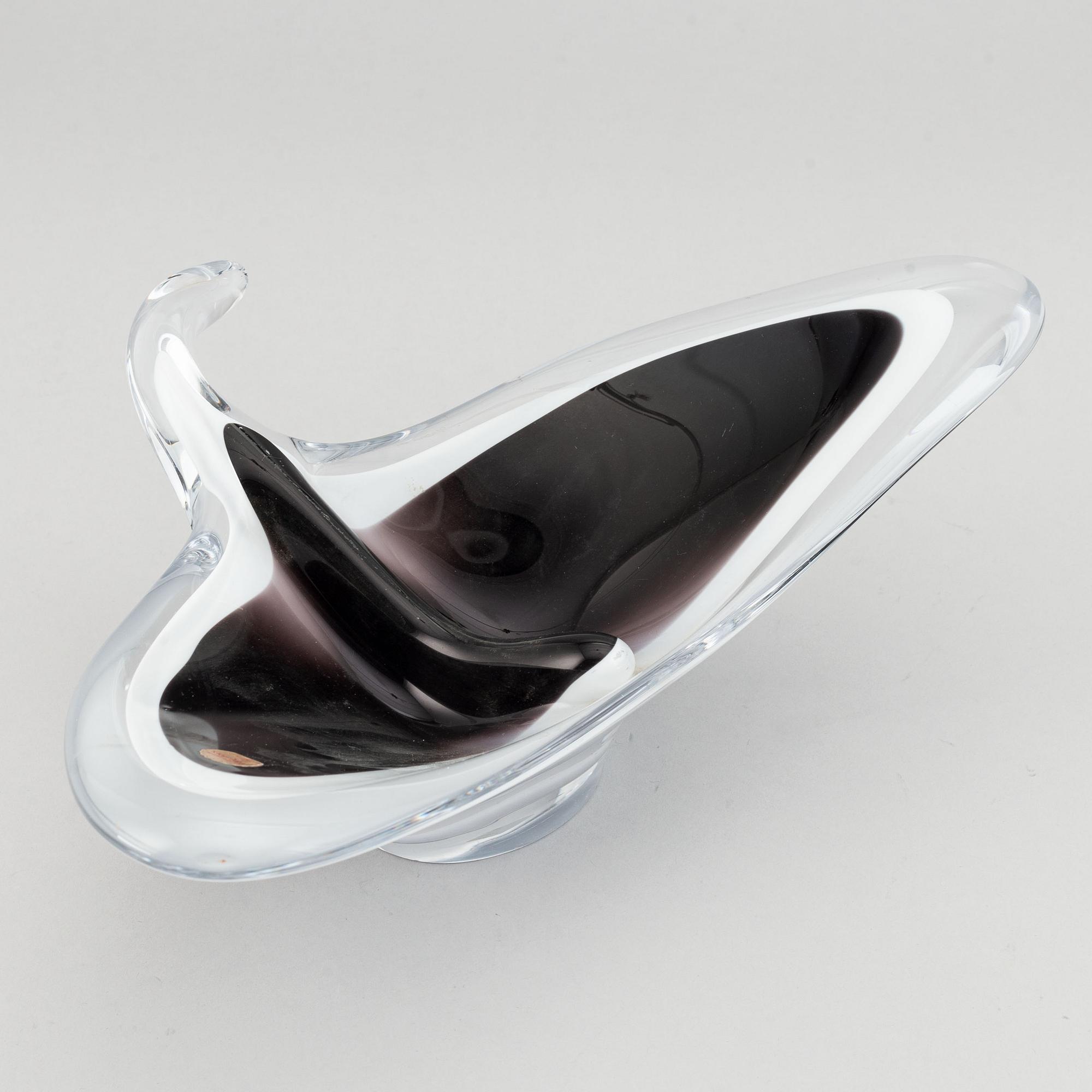 Paul Kedelv, glas, 3 delar, "Coquille", Flygsfors.