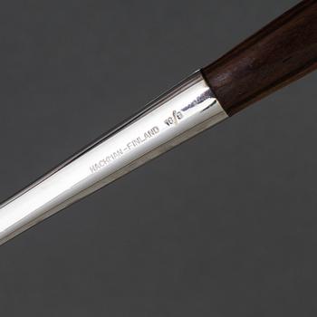 BERTEL GARDBERG, bestickuppsättning 159 dlr "Lion de Luxe", Hackman, Finland, efter 1958, schatull från Stig-Bolaget.