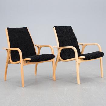 KARMSTOLAR, 2 st, "Laminett", Yngve Ekström, Swedese.