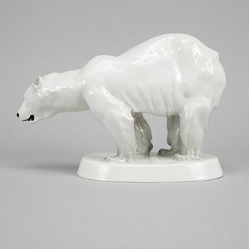 Pirkenhammer, a porcelain polar bear, Czechoslovakia.