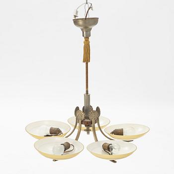 A ceiling light, 1920's/30's.