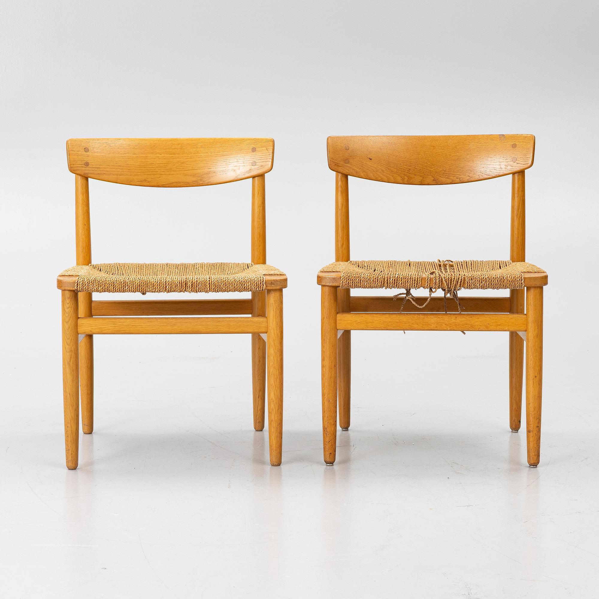 Børge Mogensen, Chairs, a pair, “Öresund”, Karl Andersson & Söner, Bra Bohag.