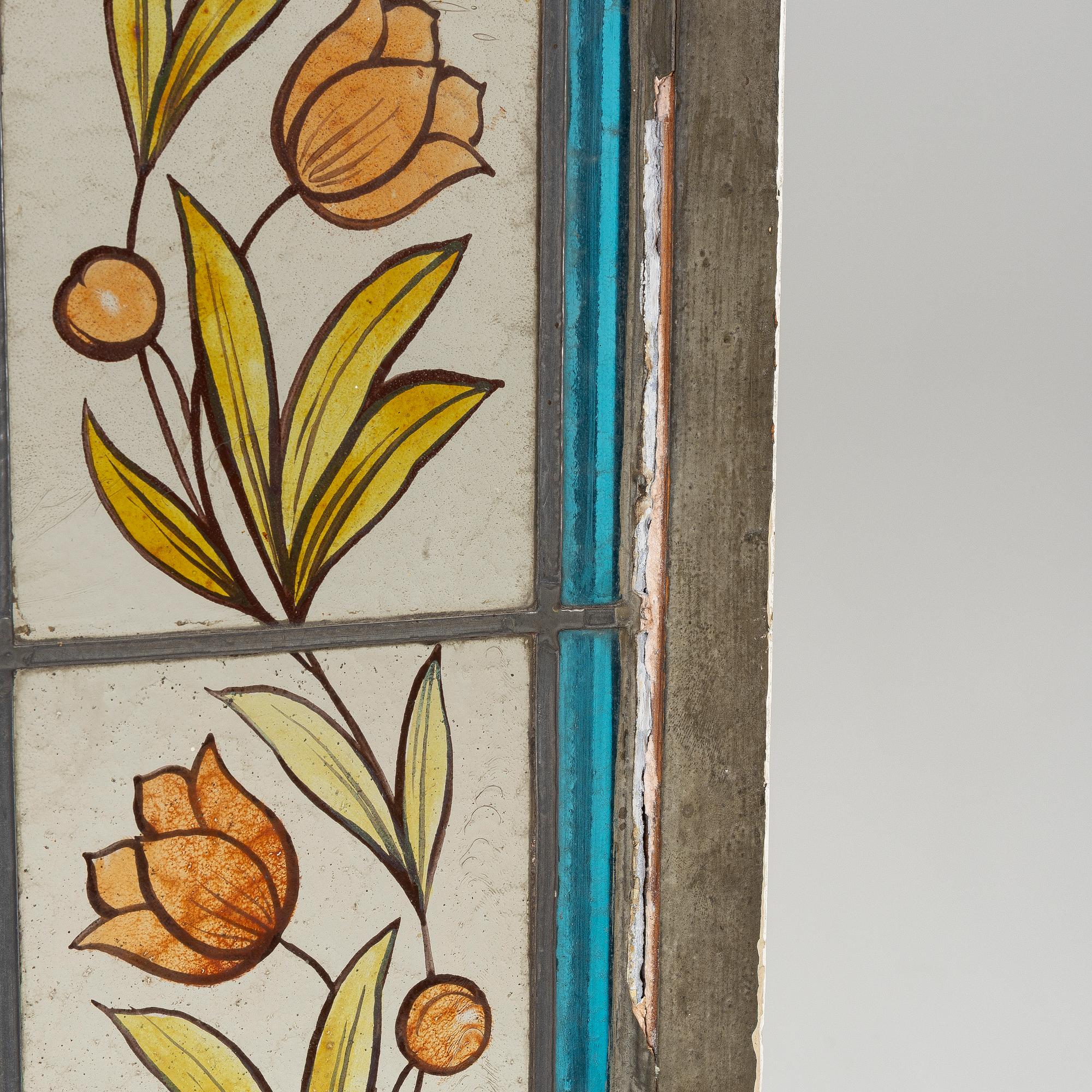 Stained glass window, 18th–20th century.