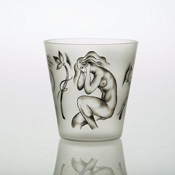 ÅFORS GLASBRUK, bägarglas, 1930-tal.