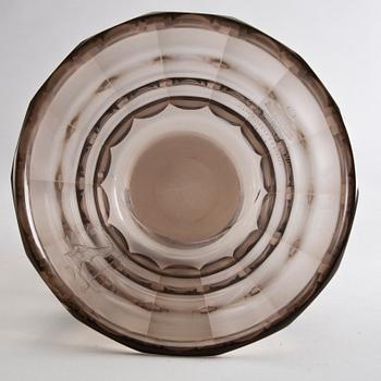 SIMON GATE, Glass bowl, Orrefors, 1930's.