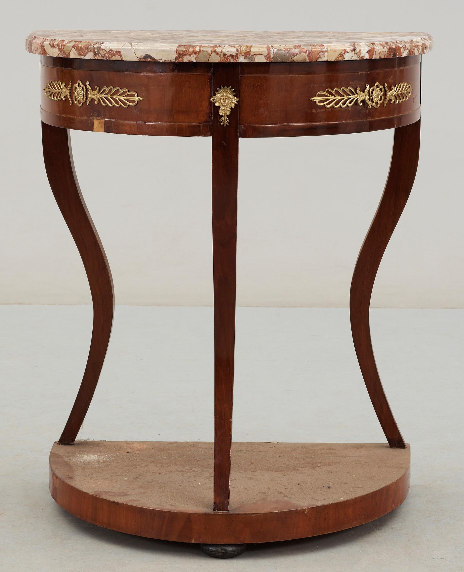 KONSOLBORD, empirestil, 1800-talets andra hälft.