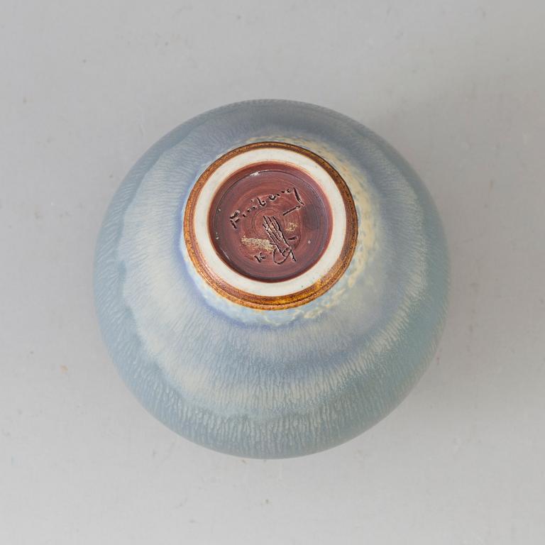 BERNDT FRIBERG, vas, stengods, Gustavsberg studio, signerad, 1969.