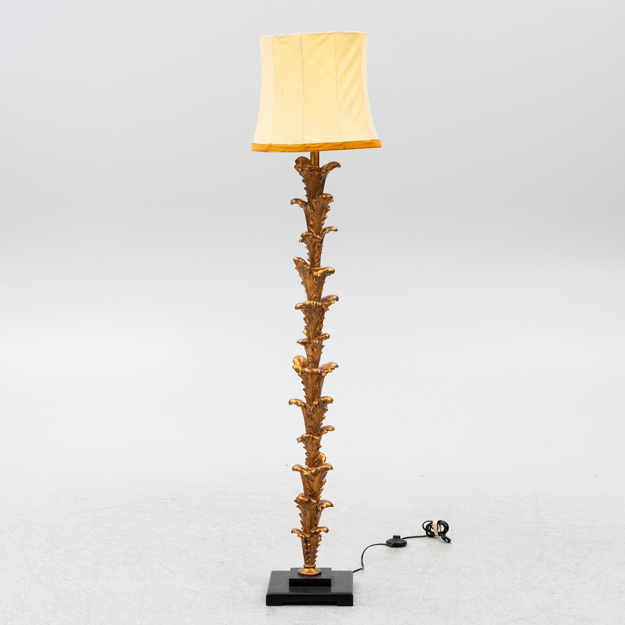A floor lamp, likely Italy, second half of the 20th century.