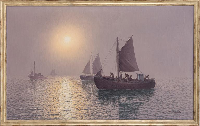 Johan Ossian-Andersson, Fiskebåtar.