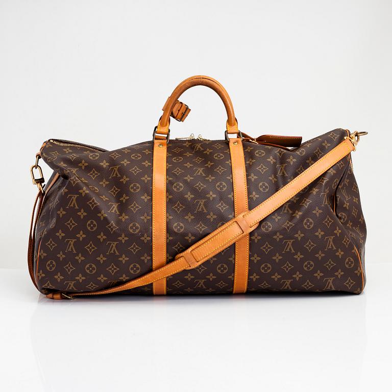 Louis Vuitton, a Monogram 'Keepall 60 Bandoulière' Weekendbag.