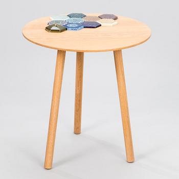 HEINI RIITAHUHTA, tea table, 'Hexagon tea table', exhibition object. Signed 2013.