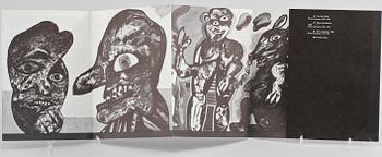 UTSTÄLLNINGSKATALOG, signerad Jean Van Swaanswijk Lucebert, 1960-tal.