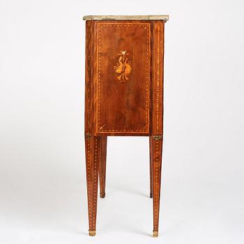 A Gustavian late 18th century secretaire by N P Stenström (master in Stockholm 1781).