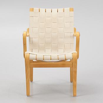 Bruno Mathsson, a 'Mina' armchair, Bruno Mathsson International, Värnamo 1992.