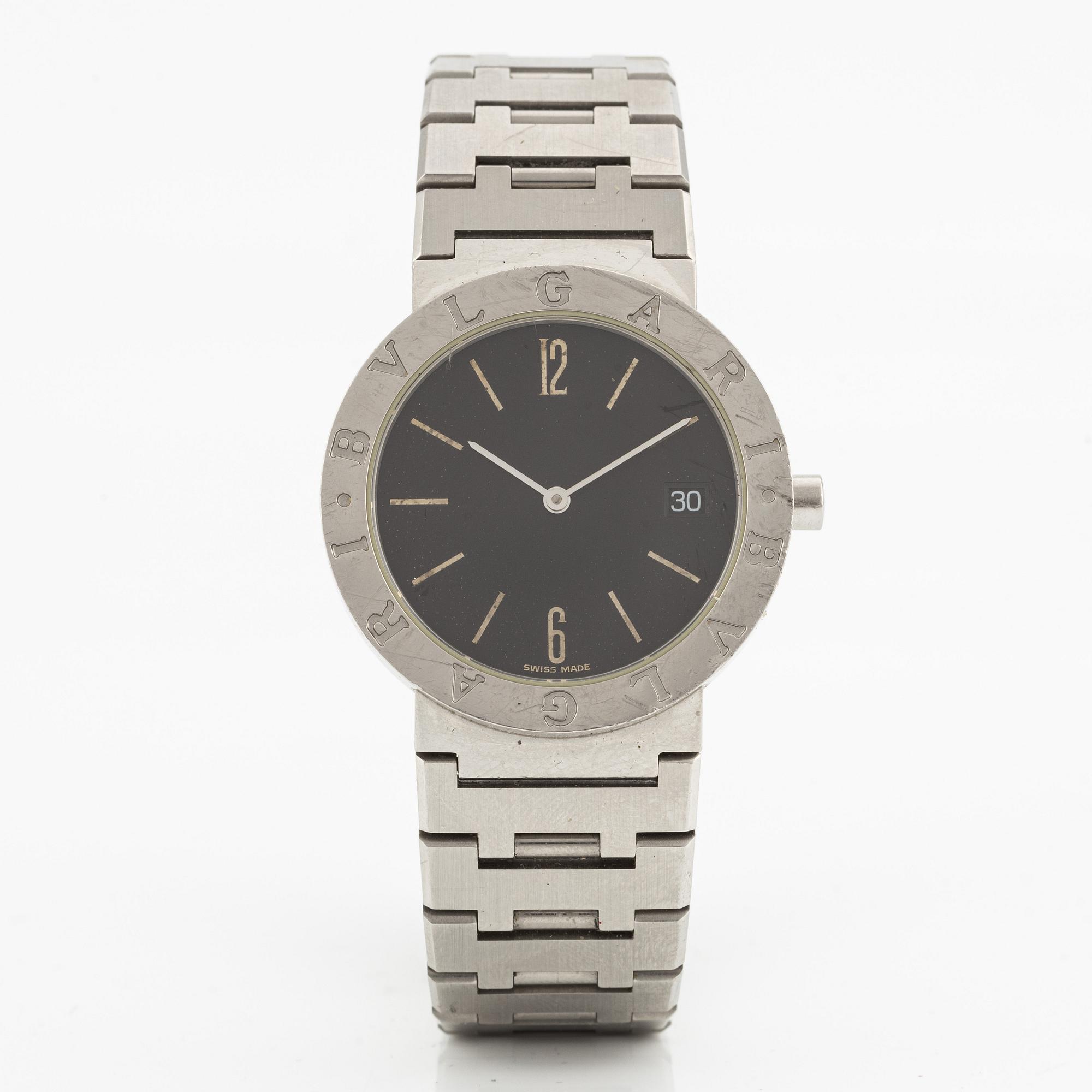Bulgari, armbandsur, 33 mm.