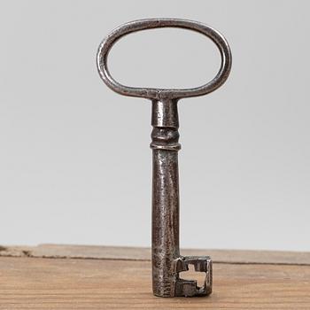 Hängskåp, allmoge, Järvsö, Hälsingland. Omkring 1795-1800.