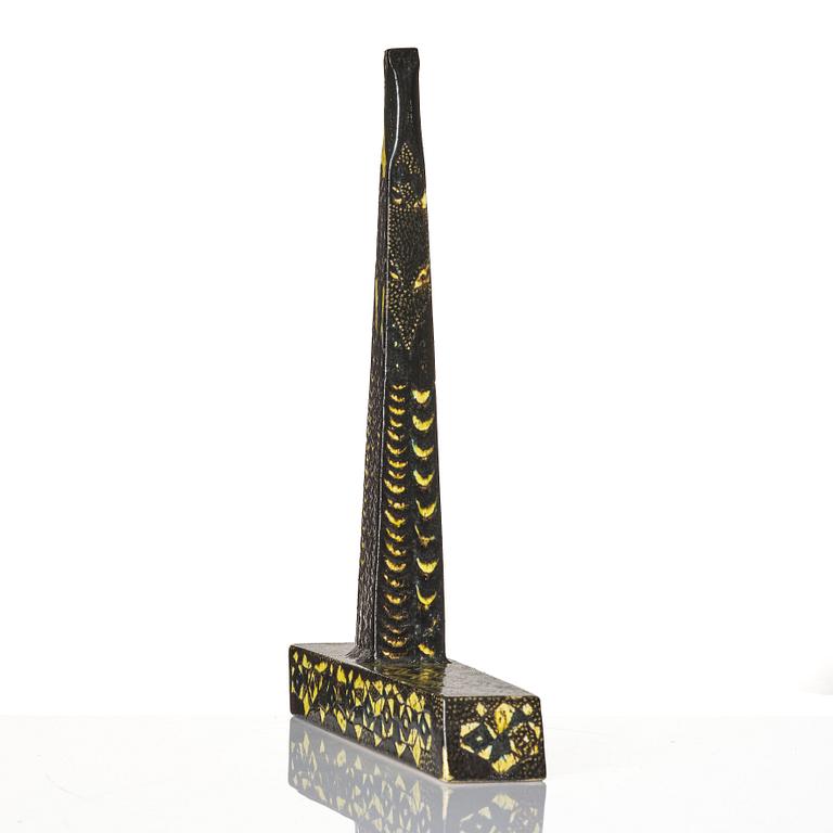 Birger Kaipiainen, a glazed faience sculpture. Rörstrand, Sweden 1950s.