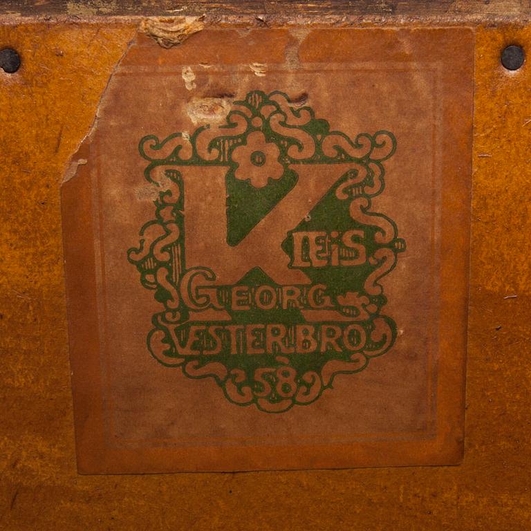 SPEGLAR, ett par, Georg Kleis Kunsthandel, Danmark ca 1900.