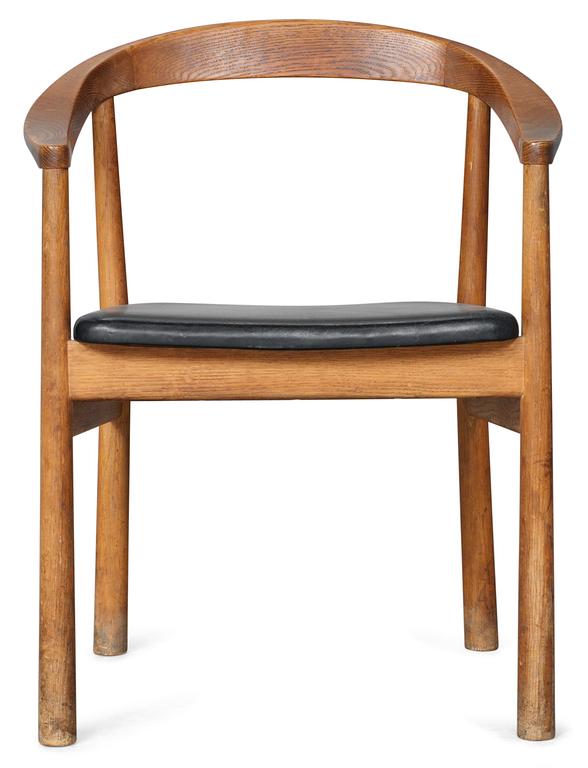 A Carl-Axel Acking stained ash chair, a version of the "Tokyo" chair, probably by Nordiska Kompaniet ca 1960.