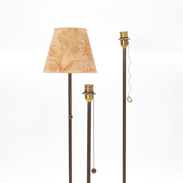Swedish Modern, a floor lamp, possibly Firma Boet, 1930s.