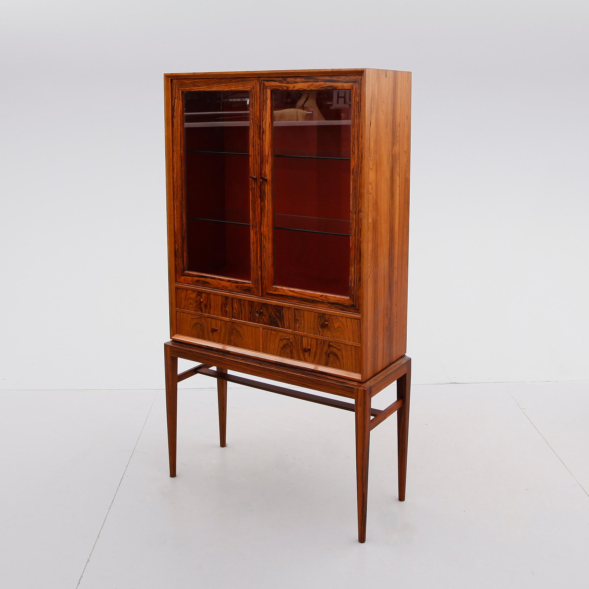 VITRINSKÅP, 1960-tal, Seffle Möbelfabrik, tillskrivet.