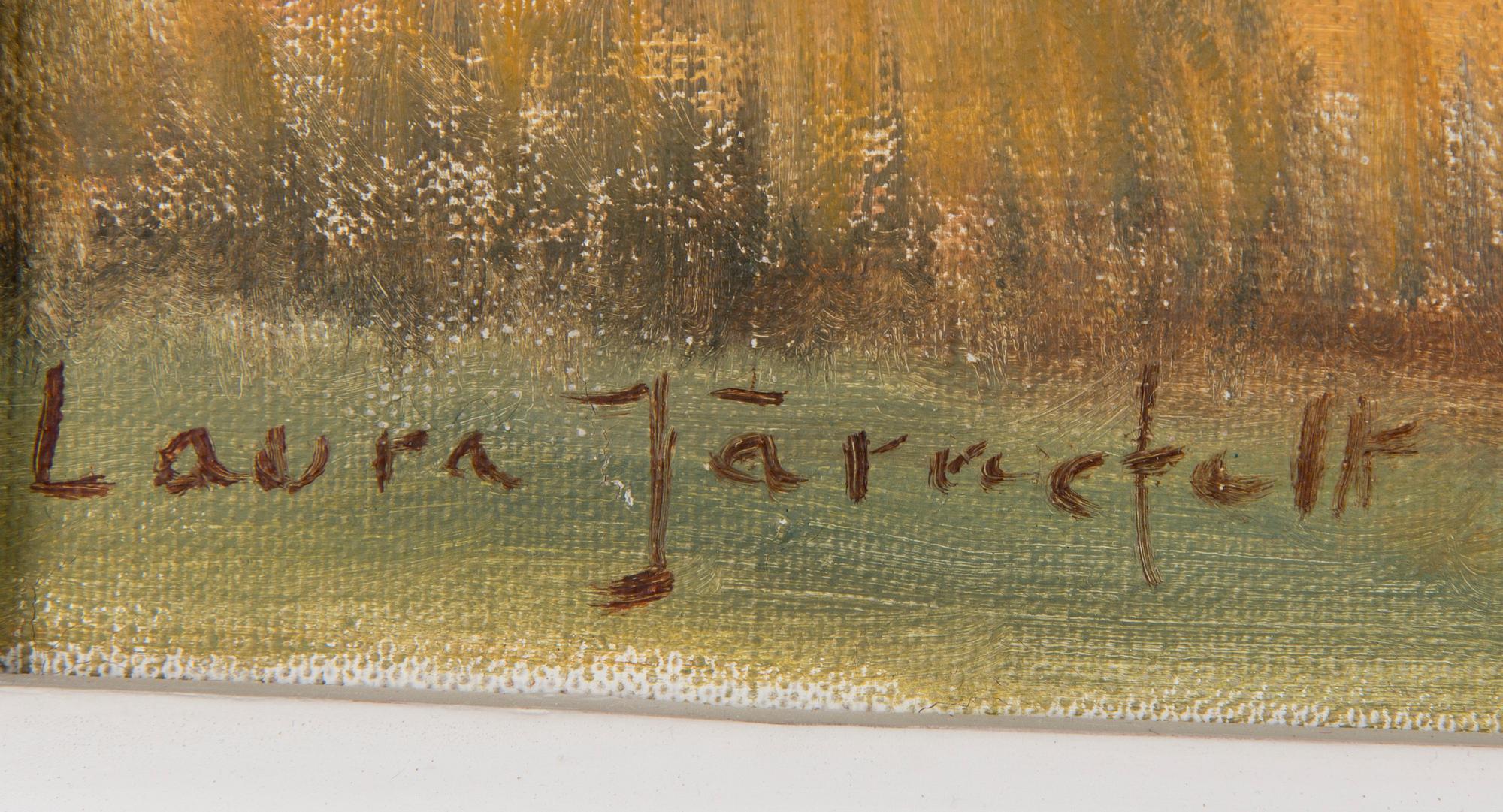 LAURA JÄRNEFELT, olja på duk, signerad.
