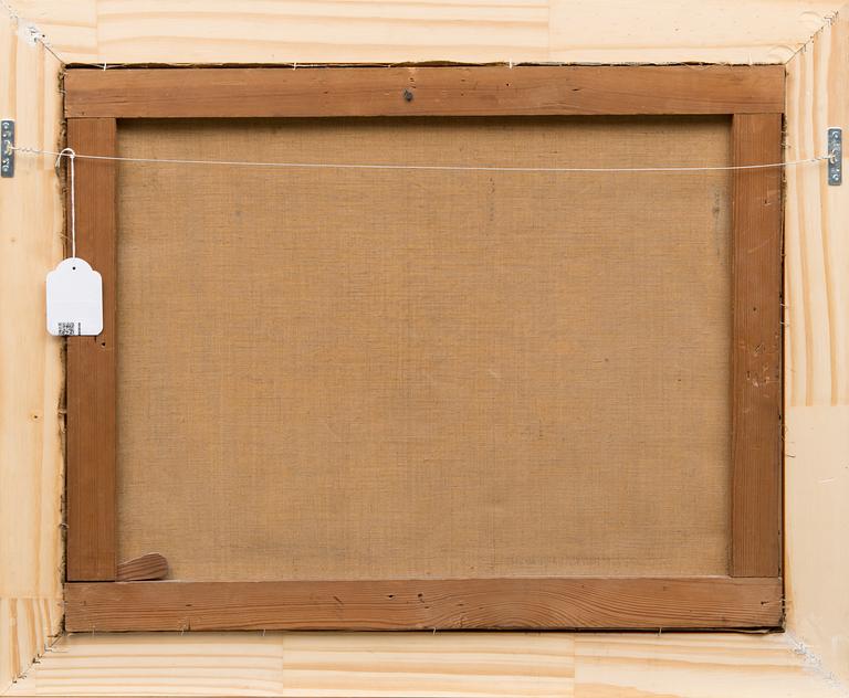 HEDVIG STRANDBERG, olja på duk, signerad och daterad 1883.