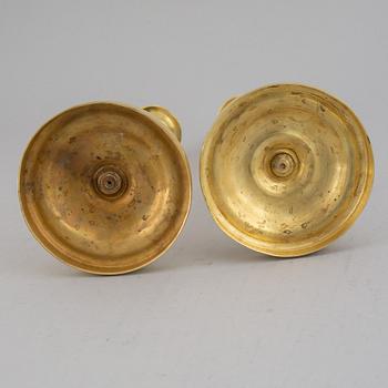 A pair of Empire candlesticks, first half of the 19th century.