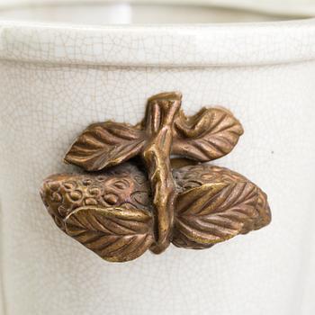 YTTERFODER, JARDINIERE, 5 ST. porslin, G&C, Danmark, 1900-talets andra hälft.