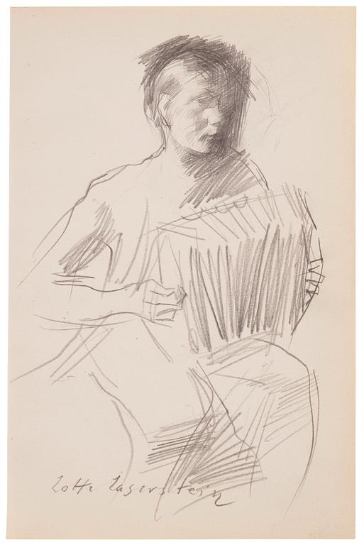 Lotte Laserstein, Dragspelare.