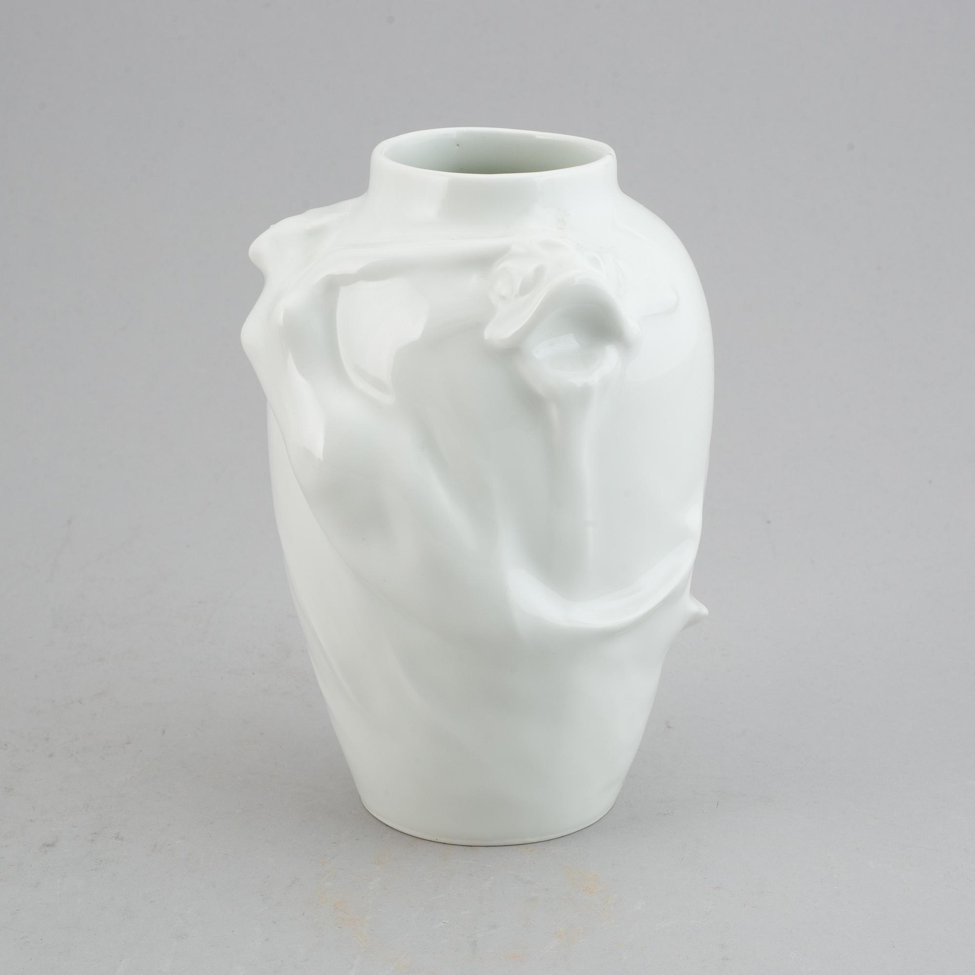 A porcelain vase, Rörstrand around 1900.