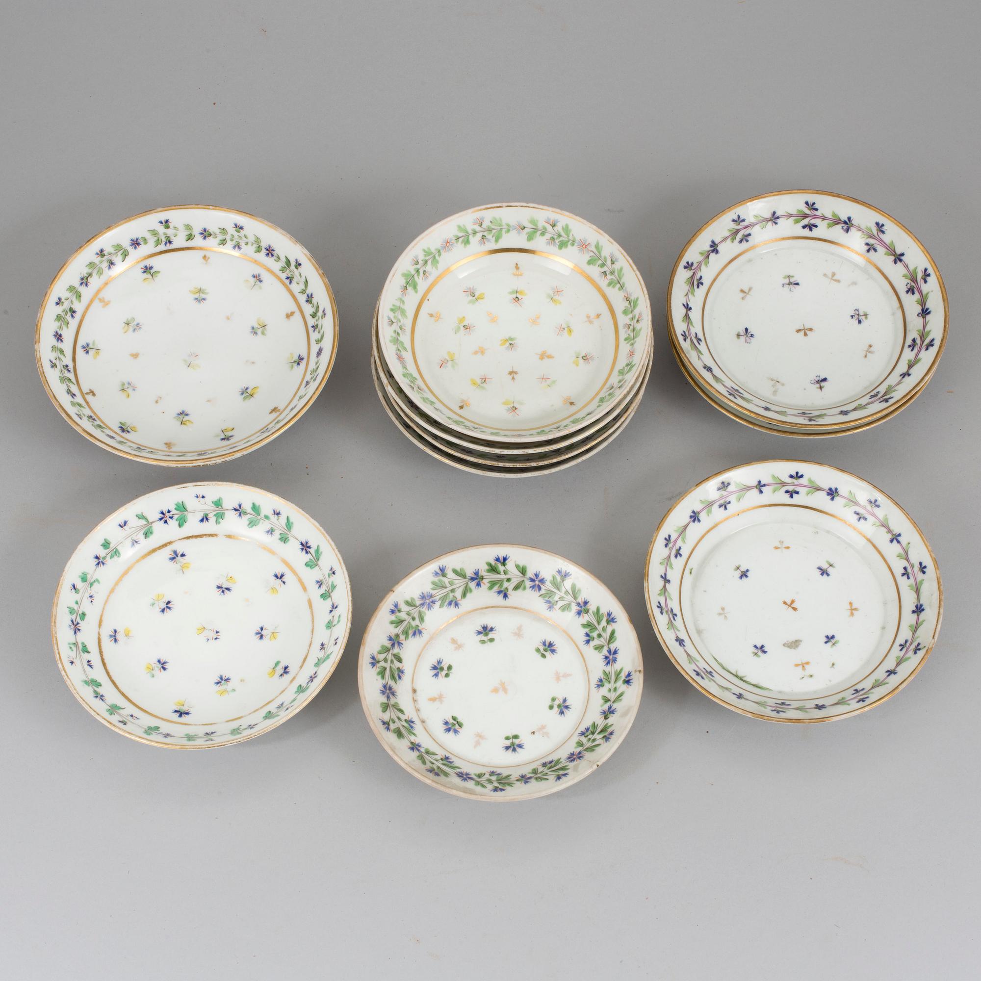 A set of 71 pieces of table wear,  Royal Copenhagen and Barbeaux, Bernardaud B & Co Limoges France.