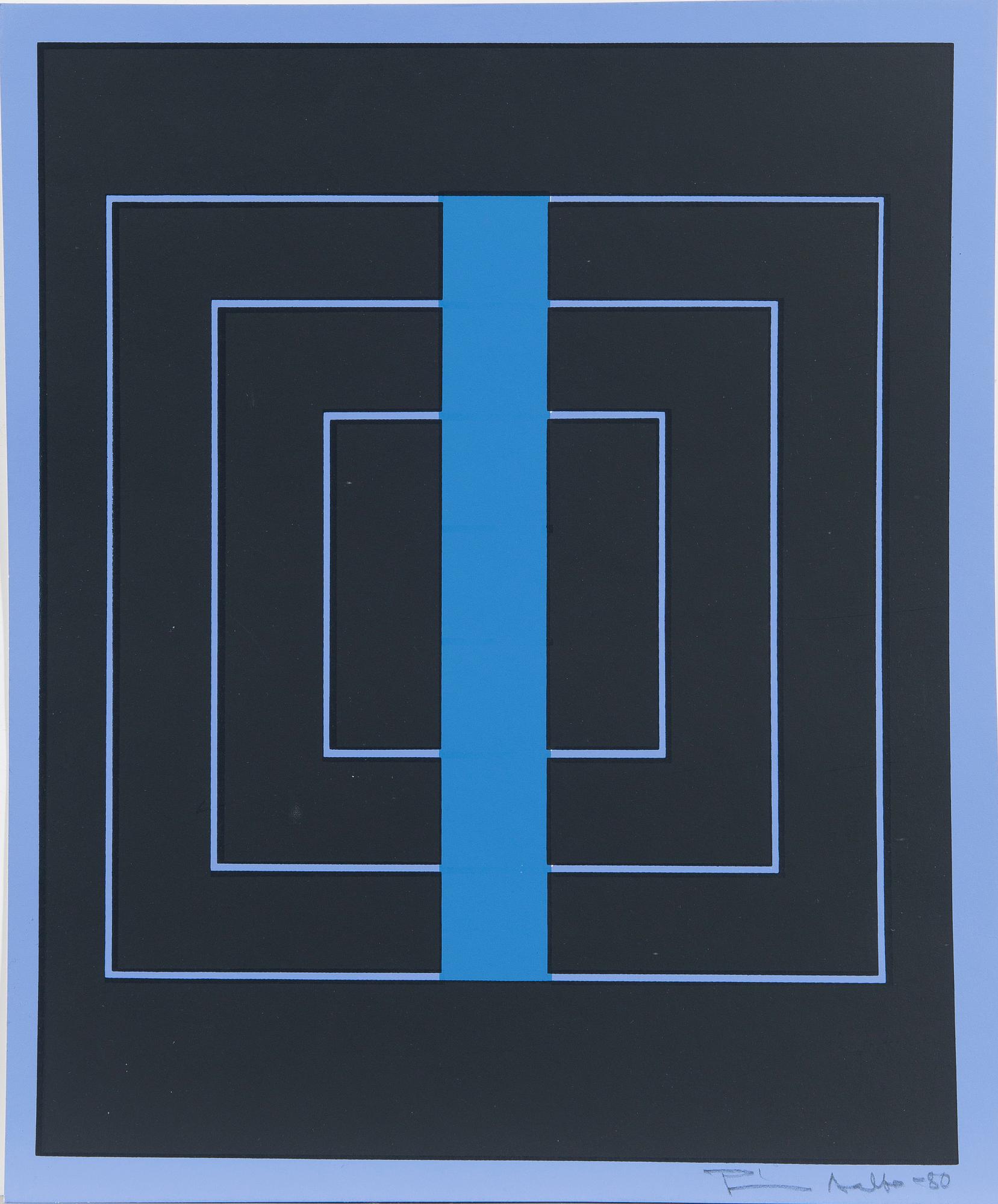 PORTFOLIO WITH SIX SERIGRAPHS, signed.