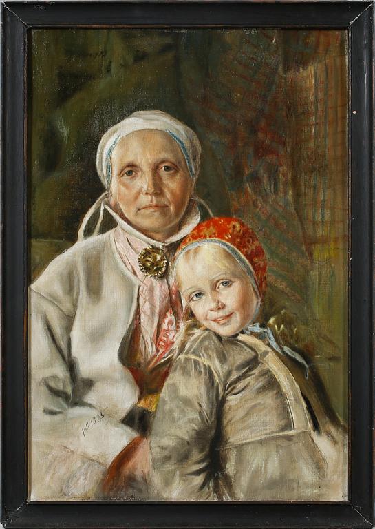 ANDERS ZORN, copy after, oil on canvas, 19th century-.