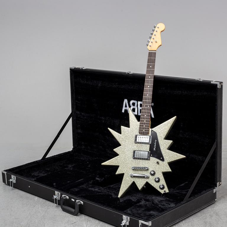 ELECTRIC GUITAR, Malmberg ABBA Star guitar Limited Edition, 2/50, 2014. Signed by Björn Ulvaeus and Göran Malmberg.