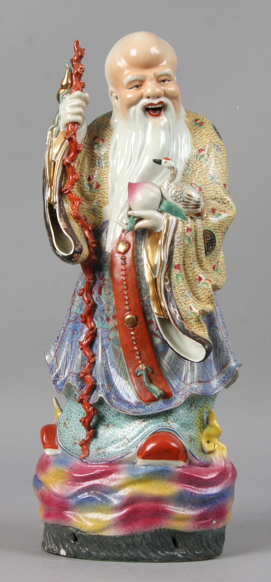 FIGURER, 3 st, porslin, Kina, 1900-tal.