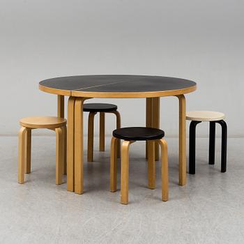 ALVAR AALTO, Matgrupp, 6 delar, Artek, 1900-talets slut.