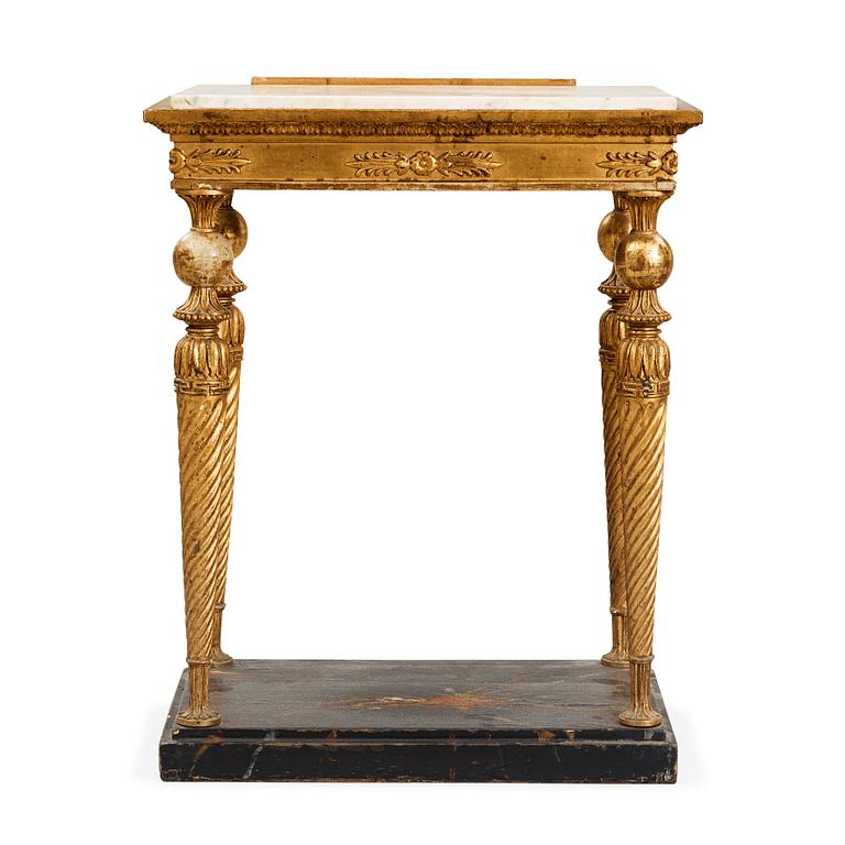 KONSOLBORD. Sengustavianskt, 1800-talets början.