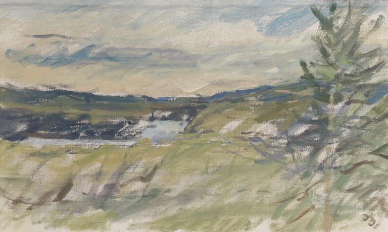 HUGO ZUHR, olja på duk. Monogramsign.