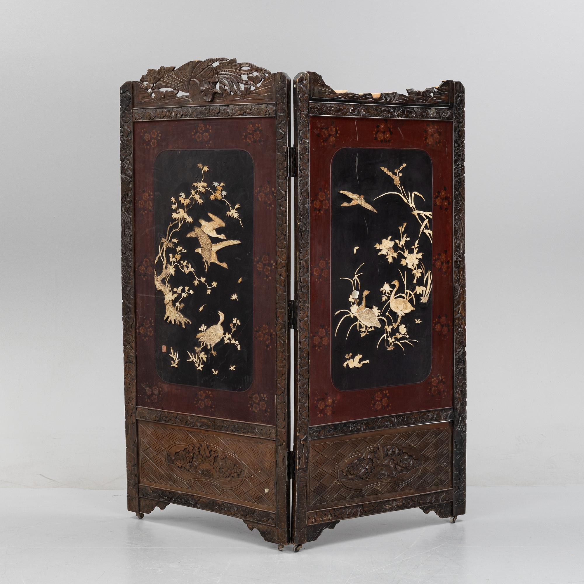 Vikskärm, Japan, 1900-talets första hälft.